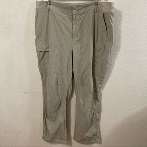 Atheleta Trekkie Utility Cargo Pants Jogger Women’s Tan size 22